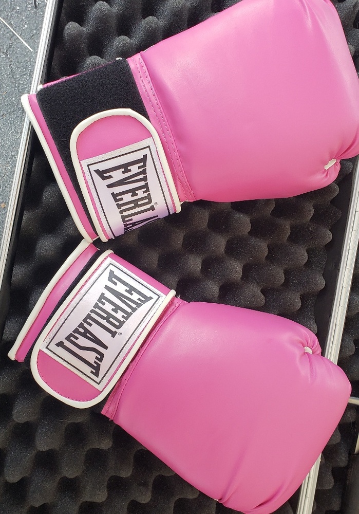 Pink Everlast Boxing Gloves